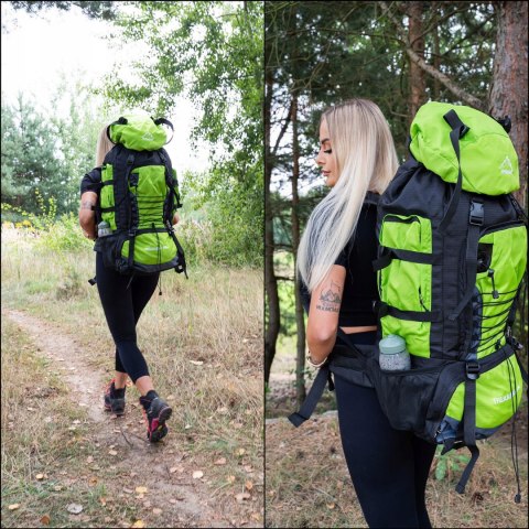 Plecak Turystyczny 90L Springos - Nils Vent System, Molle, Biwak Survival