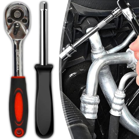 Zestaw Kluczy Nasadowych 46 Elementów - Torx, Hex, Krzyżowe, Imbus, Walizka