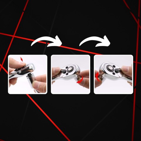 Zestaw Kluczy Nasadowych 46 Elementów - Torx, Hex, Krzyżowe, Imbus, Walizka
