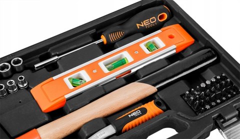 Zestaw Narzędzi 60 El. Crv Neo Tools - Grzechotka, Klucze, Nasadki, Młotek