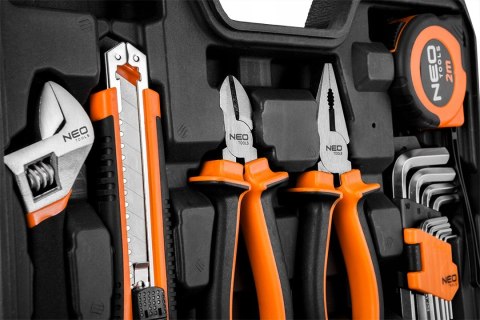 Zestaw Narzędzi 60 El. Crv Neo Tools - Grzechotka, Klucze, Nasadki, Młotek