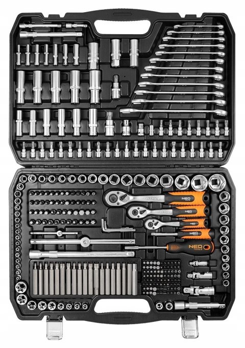 Zestaw Narzędzi Neo Tools 10-218 300 Elementów - Kompletny Walizkowy Zestaw