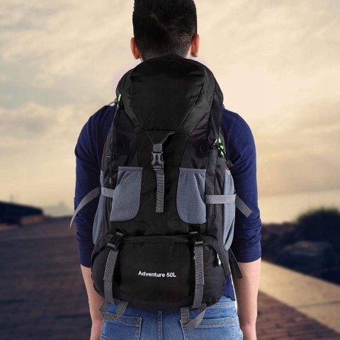 Plecak Górski 50L Free Knight - Wodoodporny Trekking Z Pas Biodrowym Unisex