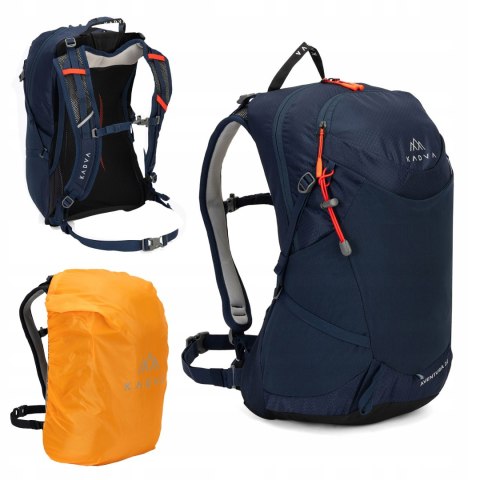 Plecak Kadva Aventura 22L - Trekking, Siatkowe Kieszenie, Pas Piersiowy