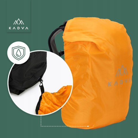Plecak Kadva Aventura 22L - Trekking, Siatkowe Kieszenie, Pas Piersiowy