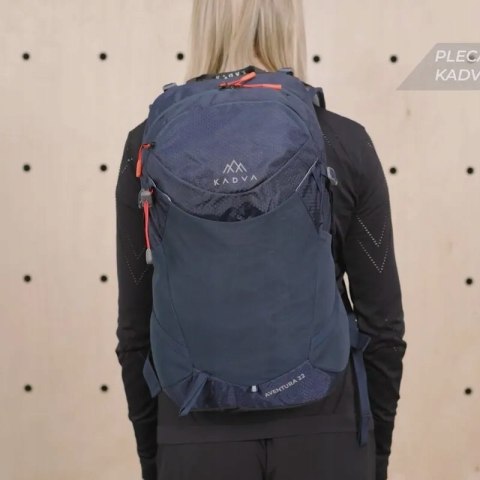Plecak Kadva Aventura 22L - Trekking, Siatkowe Kieszenie, Pas Piersiowy