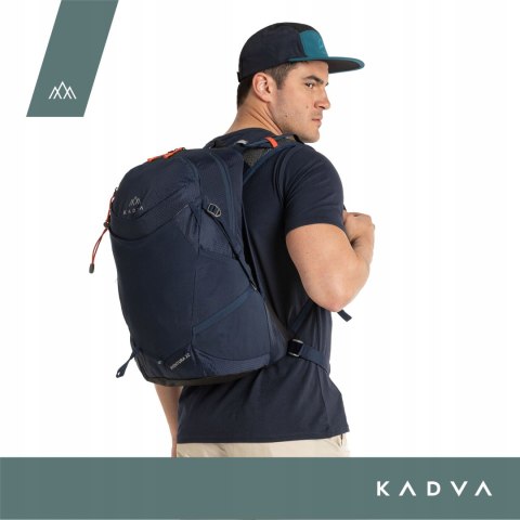 Plecak Kadva Aventura 22L - Trekking, Siatkowe Kieszenie, Pas Piersiowy