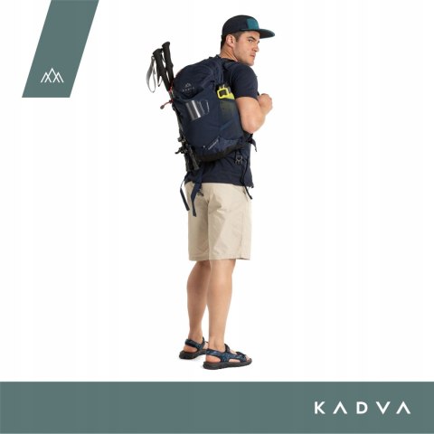 Plecak Kadva Aventura 22L - Trekking, Siatkowe Kieszenie, Pas Piersiowy