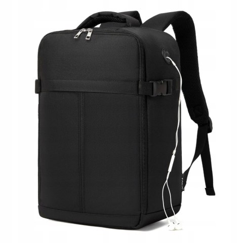 Plecak Podręczny Kabinowy 40X30x20, Wodoodporny, Z Portem Usb I Organizerem