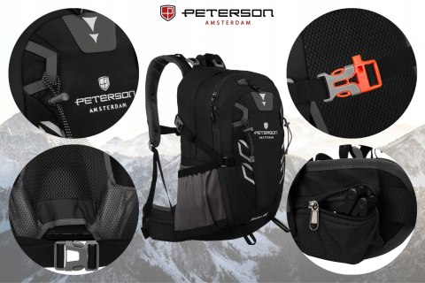 Plecak Trekkingowy 40L Peterson Adventure Sportowy Turystyczny Z Pokrowcem