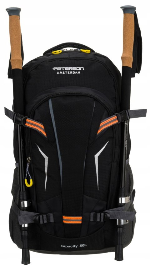 Plecak Trekkingowy 50L Peterson - Wodoodporny, Turystyczny, Górski Biwakowy