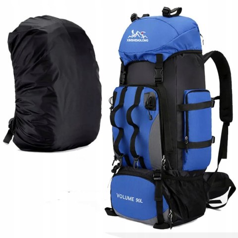 Plecak Turystyczny 90L, Wodoodporny, Trekkingowy, Komfortowy, Survival