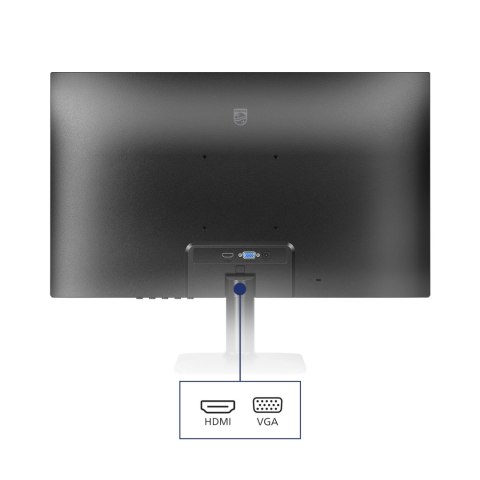 Monitor 24'' Philips Ips Full Hd 1920X1080 4Ms Hdmi/Vga, Antymigotanie Vesa