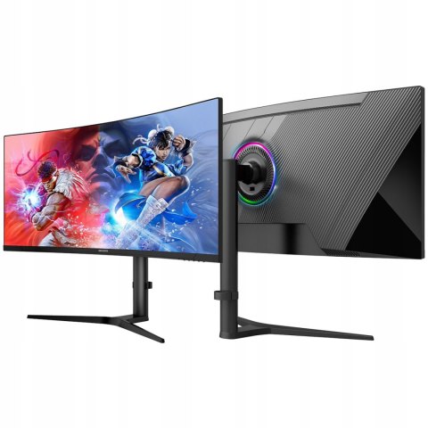 Monitor Gamingowy Aiwa 34 Ultrawide 3440X1440 165Hz 1Ms Bezramkowy Dp Hdmi