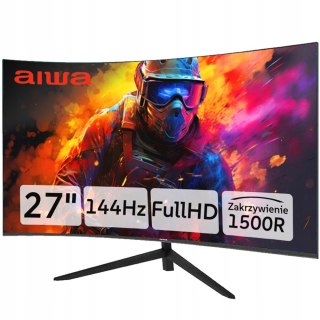 Monitor Gamingowy Aiwa Mf270k-V G2 27 Cal 144Hz Led Va 1500R Hdmi - Vga