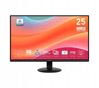 Monitor Led Msi Pro Mp252l 24,5 Full Hd Ips 100Hz 1Ms Z Adaptive-Sync