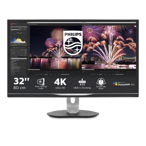 Monitor Philips 32 Cali 4K Uhd Usb-C Hdr Ultra Wide-Color Smartergobase
