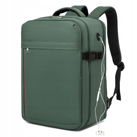Plecak Kabinowy 40X30x20 20L Do Lotu Ryanair, Wodoodporny Z Usb I Na Laptop