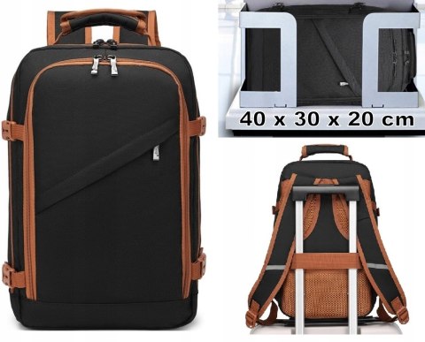 Plecak Podręczny 20L 40X30x20 Ry/Wizz, Wodoodporny I Komfortowy Do Samolotu