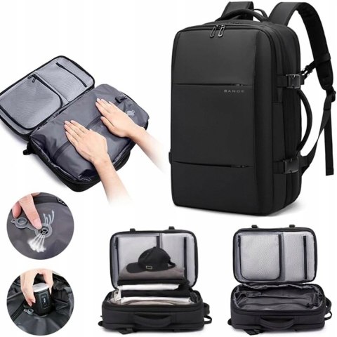 Plecak Trekkingowy 20-36L Wodoodporny, Komora Próżniowa, Tsa Na Laptop