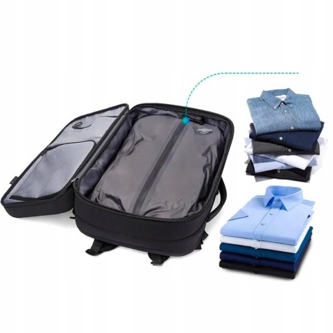 Plecak Trekkingowy 20-36L Wodoodporny, Komora Próżniowa, Tsa Na Laptop