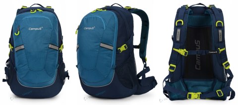 Plecak Trekkingowy Campus Horton 30L Oddychający Air-Flow Przeciwdeszczowy