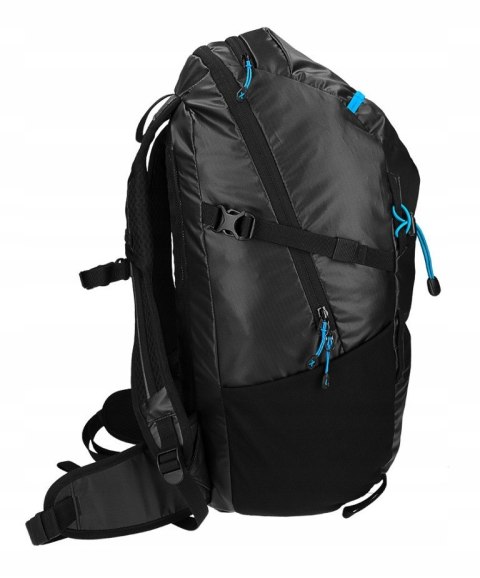 Plecak Trekkingowy U140 Czarny Sportowy Impregnowany Afs H20 System 40L