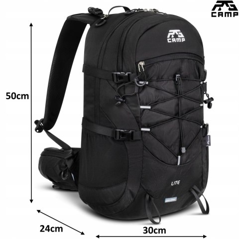 Plecak Turystyczny 30L Rg Camp - Pas Biodrowy Wentylacji I Kiesz Na Laptopa