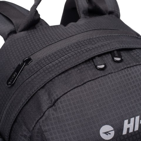 Plecak Turystyczny Hi-Tec Trek 25L Czarny/Czerwony - Wodoodporny Odblaskowy