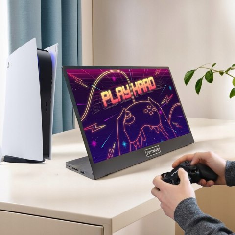 Przenośny Monitor Zenwire M8p 14 Full Hd Ips Hdr10+ Usb-C Mini Hdmi Lekki