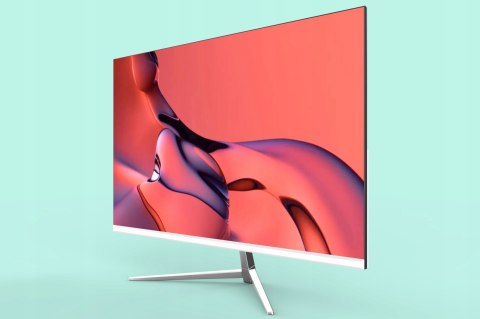 Do Pracy Nauki I Rozrywki Monitor 32 Cali 4K Uhd Ips, W Białym Kolorze