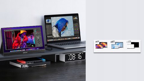 Do Pracy Nauki I Rozrywki Monitor Przenośny Do Laptopa Telefonu 15,6 Cali