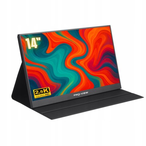 Do Pracy Nauki I Rozrywki Przenośny Ekran 14 Calowy 2K, 2560X1600 Z Etui Model Pm1400-2K