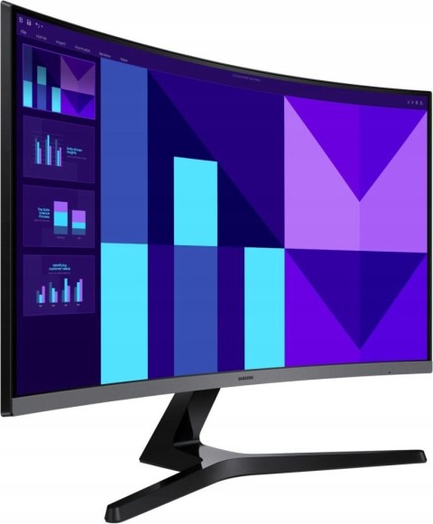 Monitor Gamingowy 27 Cali 1800R Zakrzywiony 100Hz 1Ms Fhd Va, Hdmi Vga