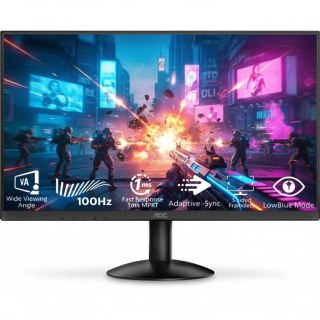 Monitor Gamingowy Bezramkowy Led 24 Cale Full Hd 100Hz 1Ms Va Hdmi Sync