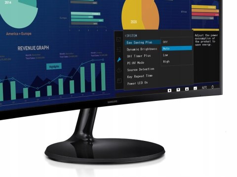 Monitor Gamingowy Samsung 27 Cali Zakrzywiany Full Hd, Hdmi, Va, 75Hz, 1Ms