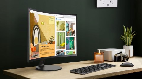 Monitor Gamingowy Samsung 27 Cali Zakrzywiany Full Hd, Hdmi, Va, 75Hz, 1Ms
