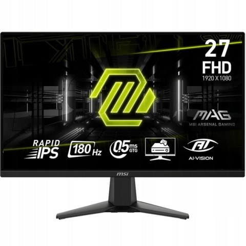 Monitor Msi Mag 275F 27 Rapid Ips Full Hd 180Hz 0,5Ms Adaptive Sync Gaming