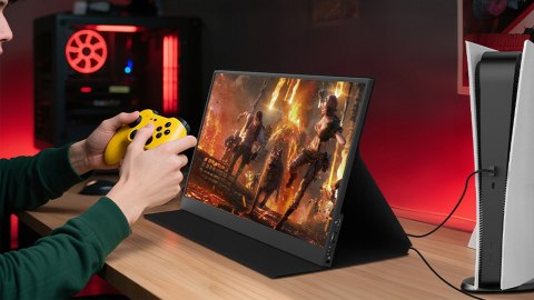 Monitor Przenośny 16,1 Fhd Ips 144Hz Zeuslap P16a Do Laptopa I Telefonu