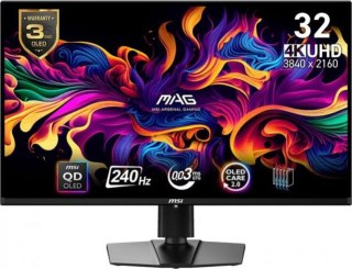 Msi Mag 321Upx Qd-Oled Gaming Monitor 31,5 Cali 4K Uhd Hdr Adaptive Sync