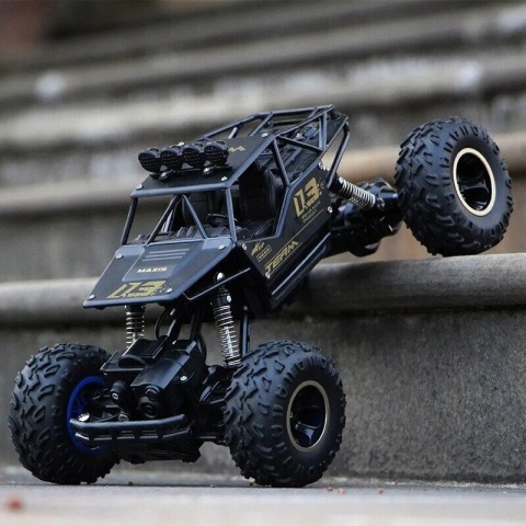Auto RC Terenowe 4x4 Metal 1:16 z Amortyzatorami i 2 Silnikami