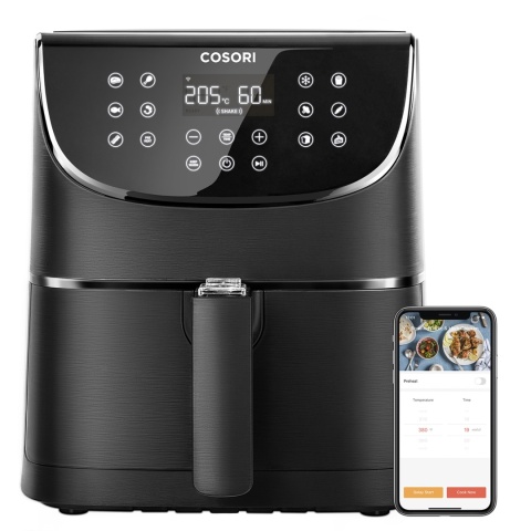 Frytkownica beztłuszczowa Cosori Smart WiFi 1700W 5,5L z 11 programami