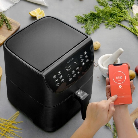 Frytkownica beztłuszczowa Cosori Smart WiFi 1700W 5,5L z 11 programami