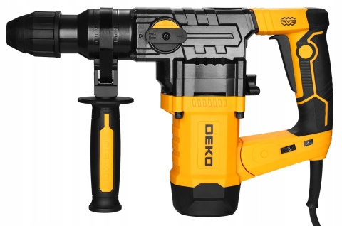 Młot Udarowy Sds+ Deko Industrial 6J 1500W - Walizka, 3 Wiertła, Dłuta