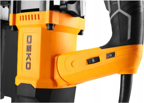 Młot Udarowy Sds+ Deko Industrial 6J 1500W - Walizka, 3 Wiertła, Dłuta