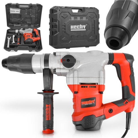 Młot udarowy HECHT 1069 1600W SDS Max 9J z walizką i akcesoriami