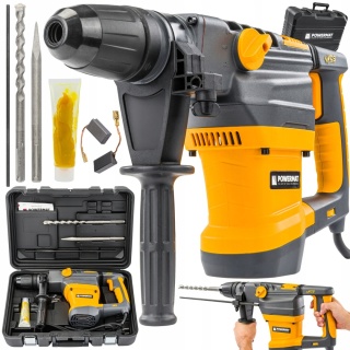 Młot udarowy Powermat SDS-MAX 2800W 18J z regulacją obrotów, walizka