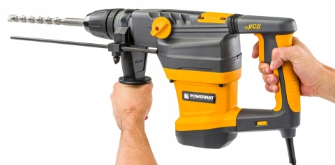 Młot udarowy Powermat SDS-MAX 2800W 18J z regulacją obrotów, walizka