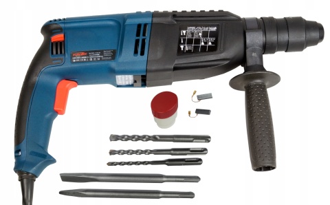 Eurotec Młotowiertarka 2602 2600W Sds+ 4 Tryby Pracy Dwie Głowice Z Walizką