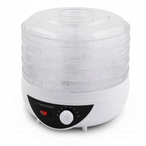 Suszarka Do Żywności Esperanza 250W Z 5 Sitami - Szybkie Suszenie